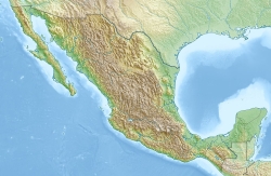 Positionskarte von Mexiko